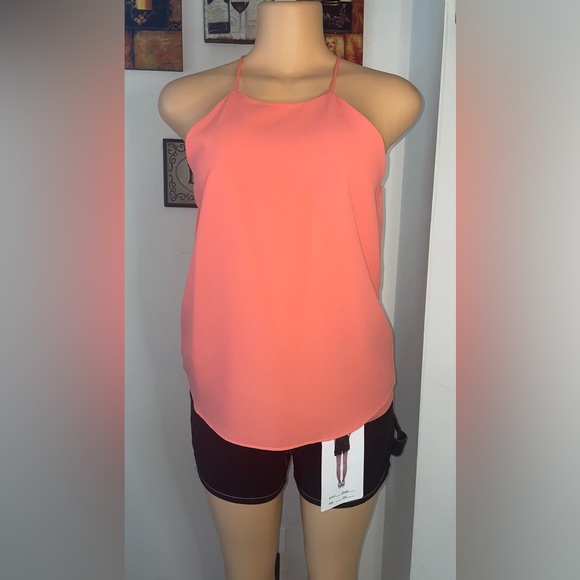 95)PAPER CRANE TANK TOP ORANGE SIZE S EXCELLENT CONDITIONS HOME FREE SMOKE - Picture 2 of 8